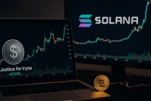 Justice for Iryna: el memecoin de Solana que convirtió un reclamo viral en fenómeno de mercado
